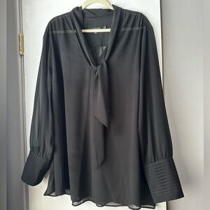11 Honore Sheer, Black Blouse, 24